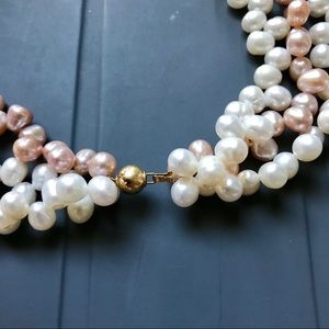 3-strand 14K pearl set